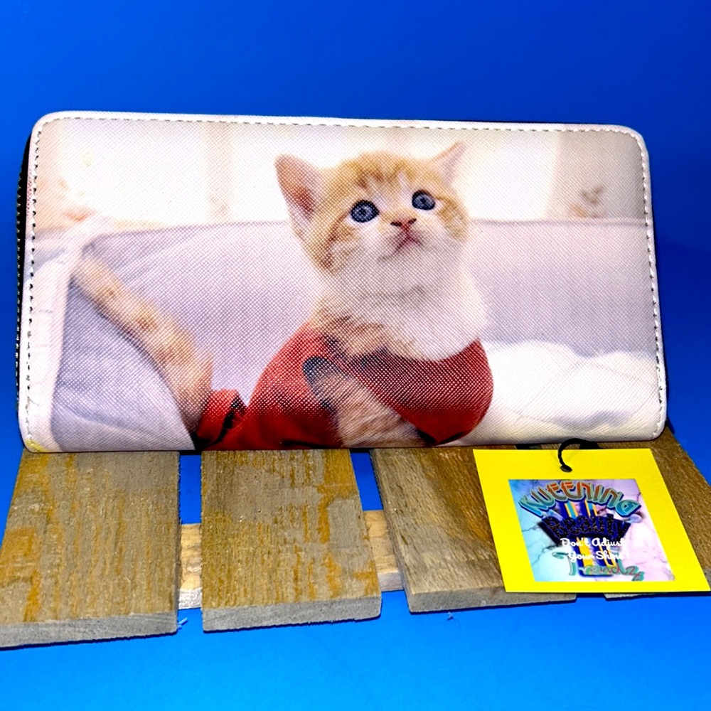 Gorgeous Cat Print Fashion Wallet